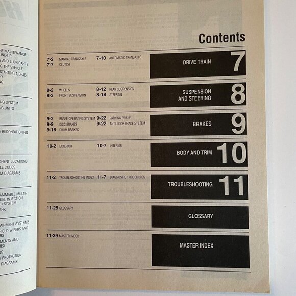 Chilton Honda Civic/Del Sol 1996-00 Repair Manual - Picture 5 of 11